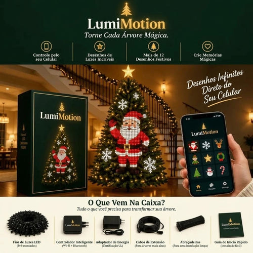 LumiMotion™ | Luzes Natalinas Inteligentes