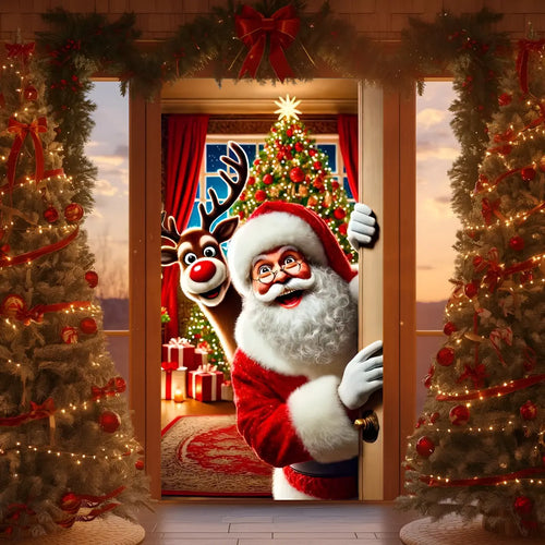 Kit Capas de Porta de Natal | Uma Porta para a Magia Natalina