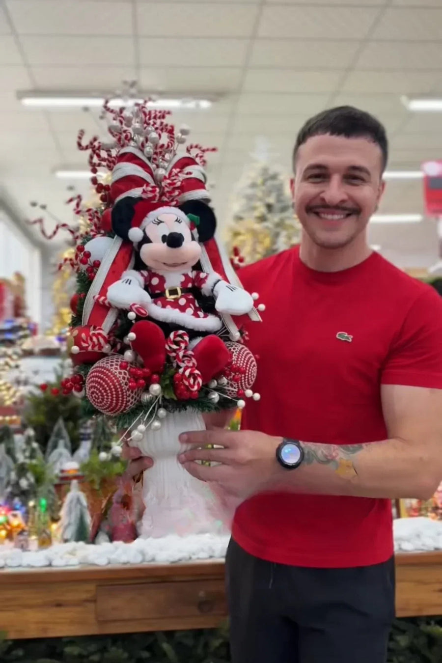 Mini Árvore Minnie Natalina – 70cm e 110cm
