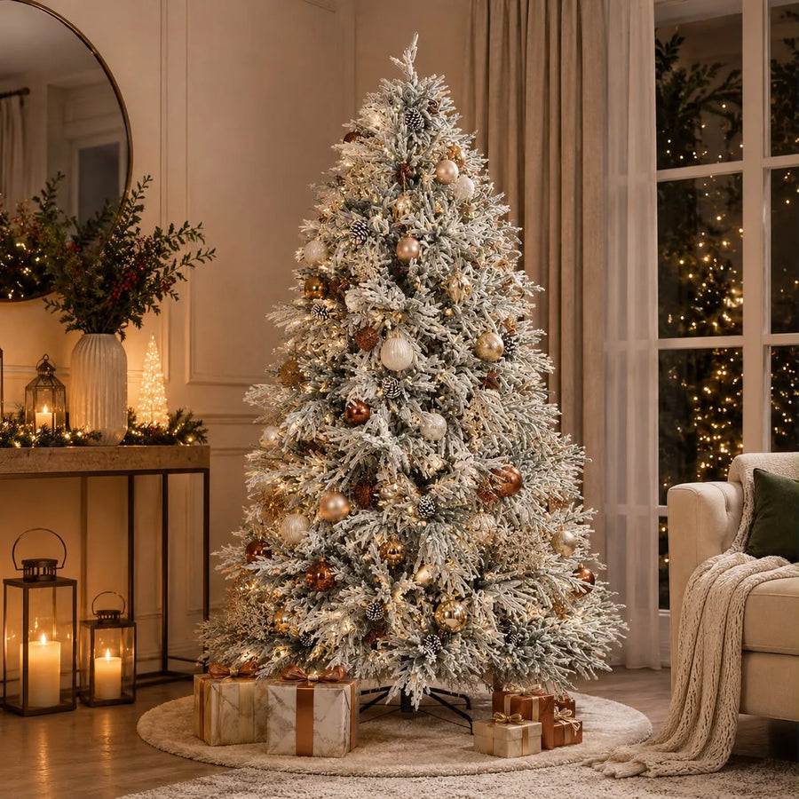 Árvore de Natal Nevada Imperial 2,10m – 695 Galhos